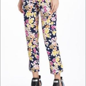 Anthropologie Floral Cartonnier Charlie Trousers
